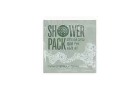 Dry shower for hands or feet Shower Pack